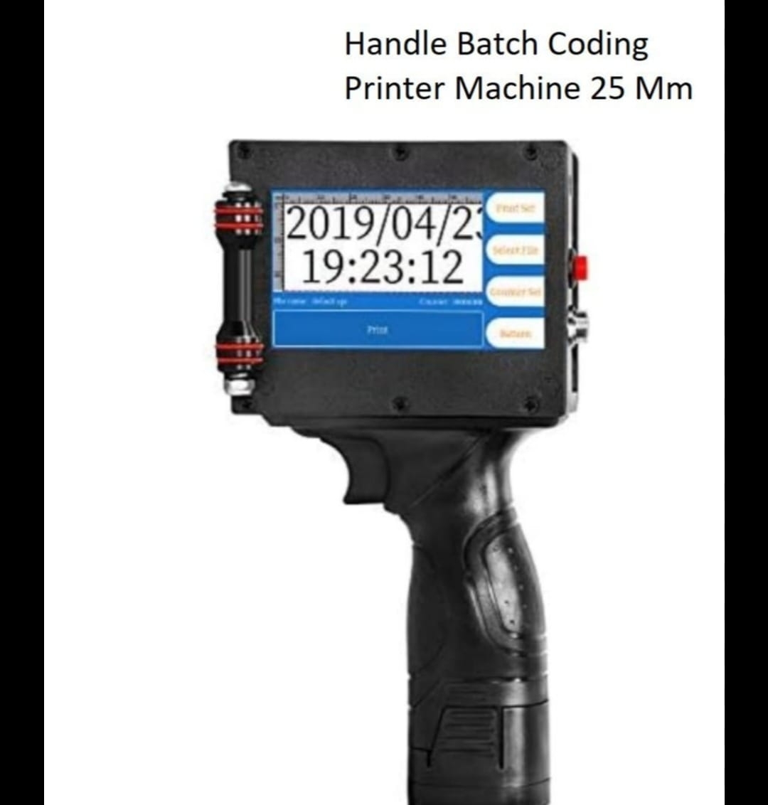Handle bach coding printer Machine